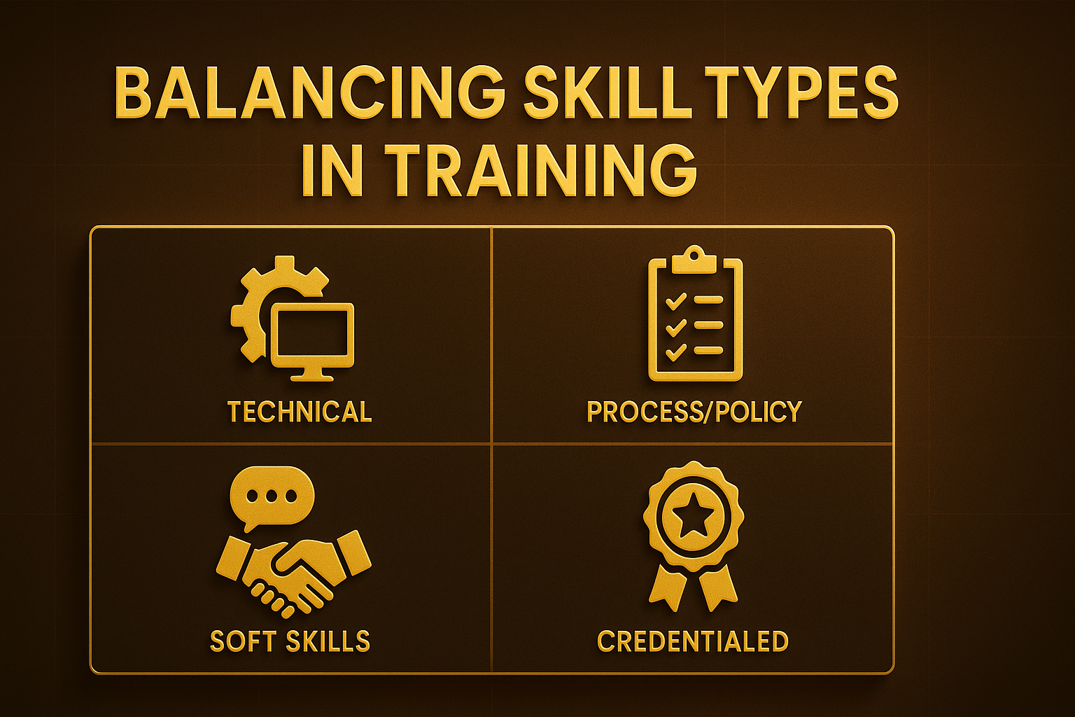 The Key to External Training Success: Balancing Skill Types for Business Impact