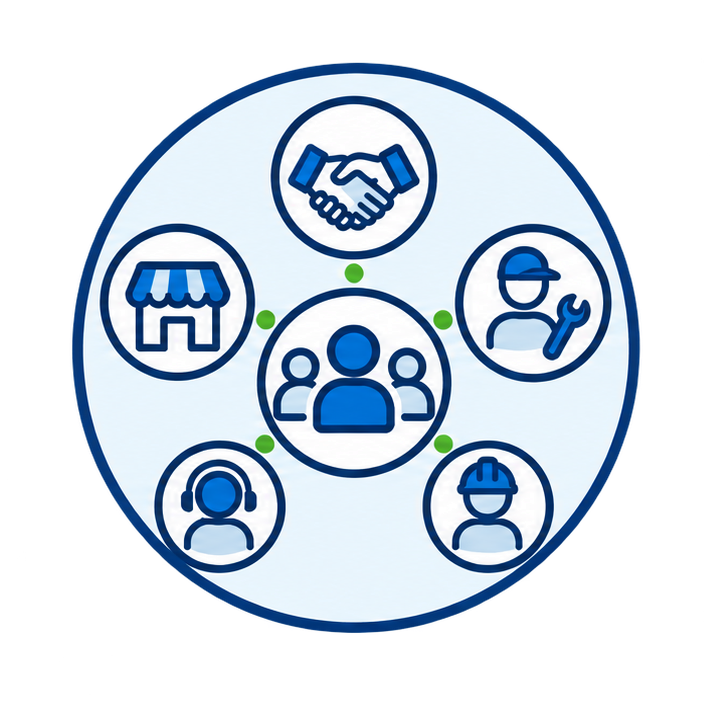Business-Network-Partnership-Hub Round